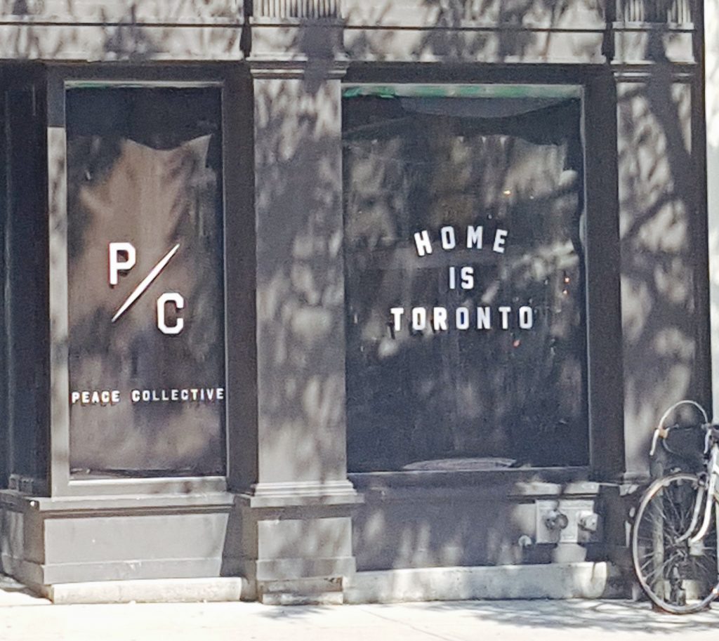 Peace Collective Ossington storefront