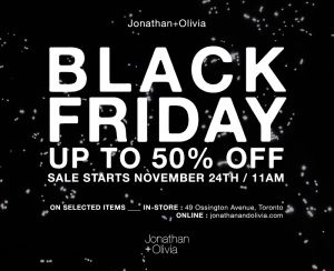 Jonathan + Olivia Black Friday