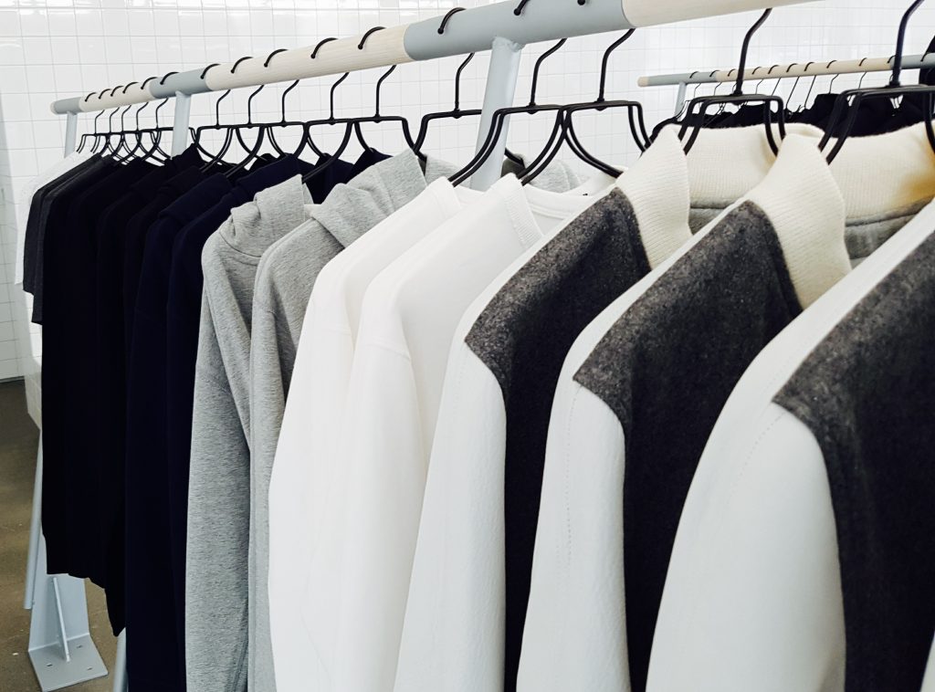 Reigning Champ Clothing rack