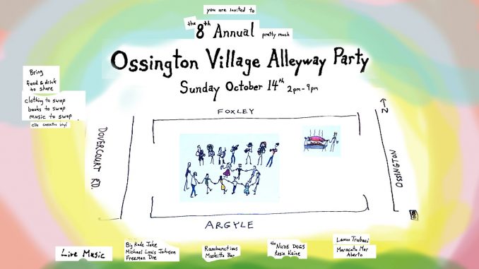 Ossington Village Alleyway Party 2018